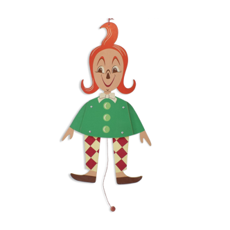 1960s suspended wall puppet