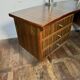 Mid Century Retro Vintage Walnut executive Desk by Morris of Glasgow curved