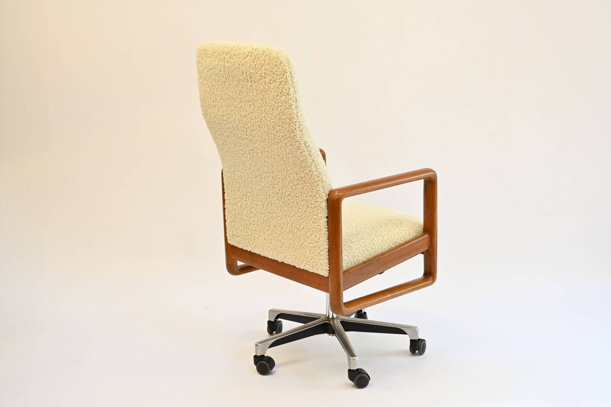 Teak office chair