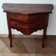 Pretty 2-drawer console chest of drawers - curved legs - Louis XVI imitation