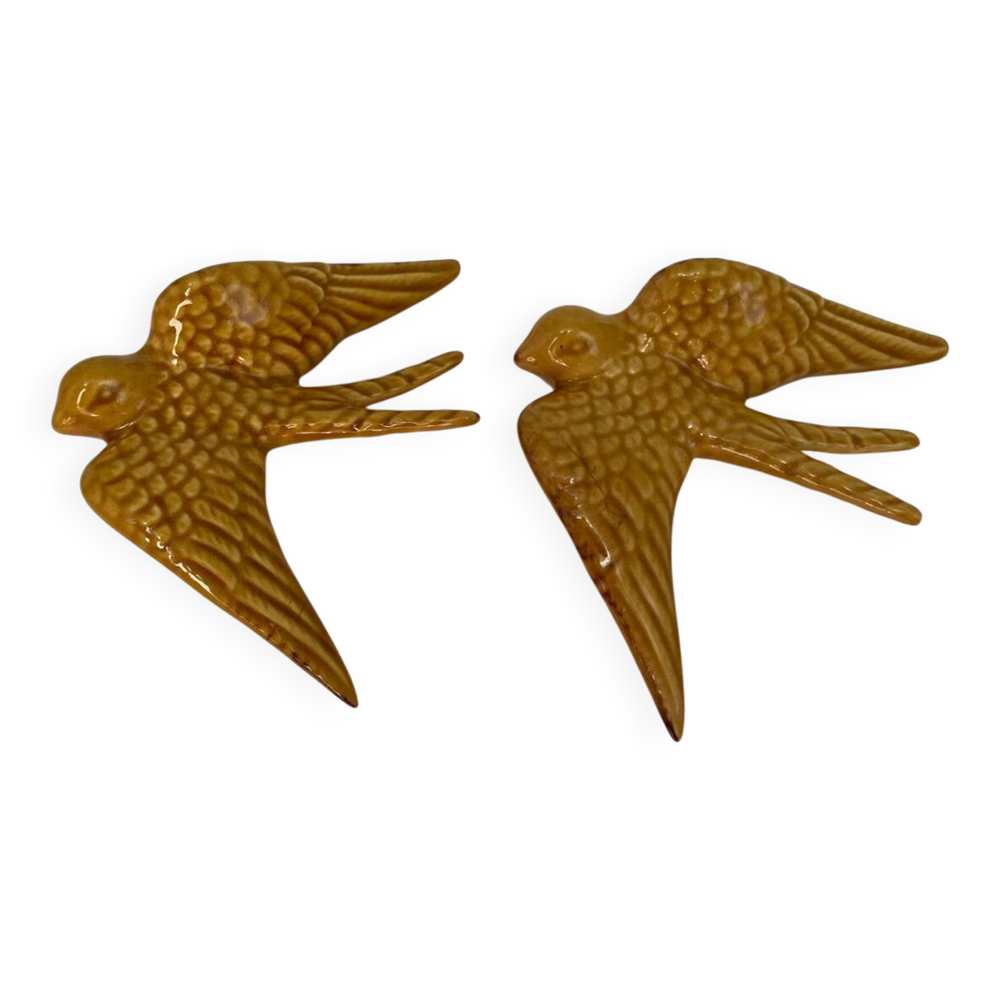 Ceramic swallow set of two