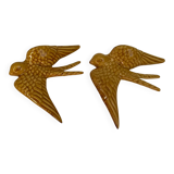 Ceramic swallow set of two