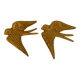 Ceramic swallow set of two