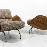 Model "360" Armchairs By Janusz Różański, Poland, 1950s, Set Of 2