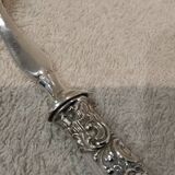 Ladle with a handle, 950 silver Minerva, Rocaille style, Ravinet.