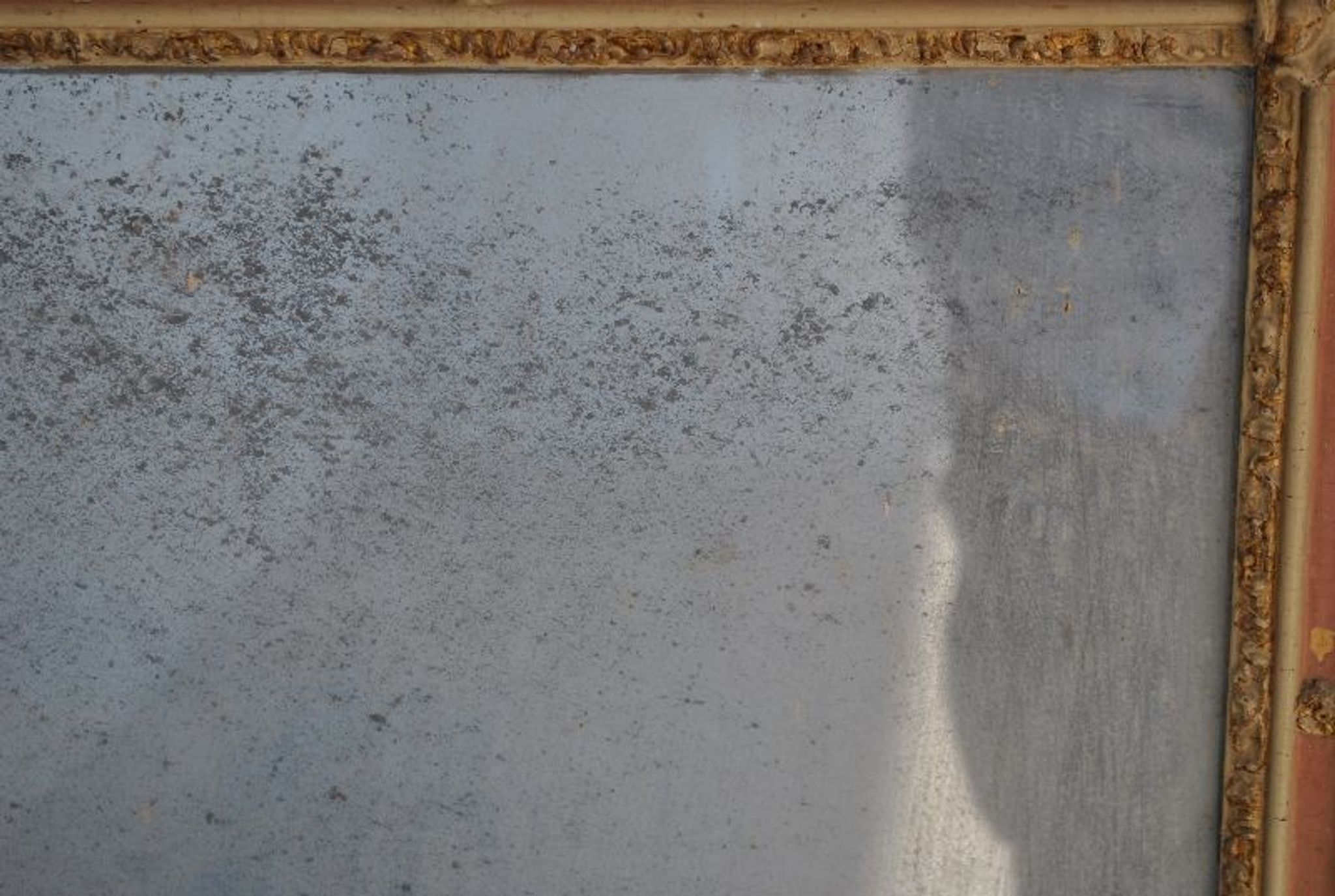 Mirror in gold stucco and glass mercury 91x126cm