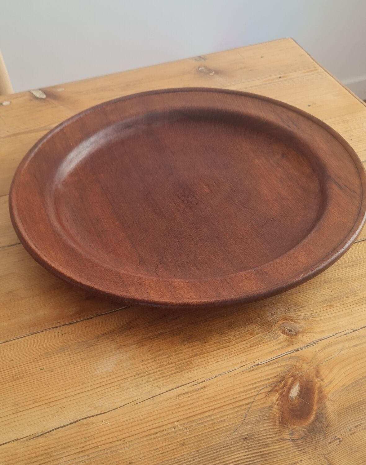 Solid teak top