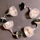 Kartell four metal crystal wall lamps