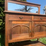 Art Nouveau oak sideboard