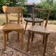Duo de Chaises Vintage dont une Baumann Authentique – "Dans leur jus"