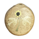 Glazed and decorated stoneware flower holder
