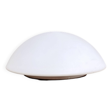 White spherical ceiling lamp HP Leuchten, Germany 1970s