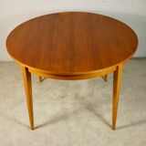 Scandinavian style teak table with butterfly extension