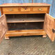 Antique low sideboard in solid cherry wood