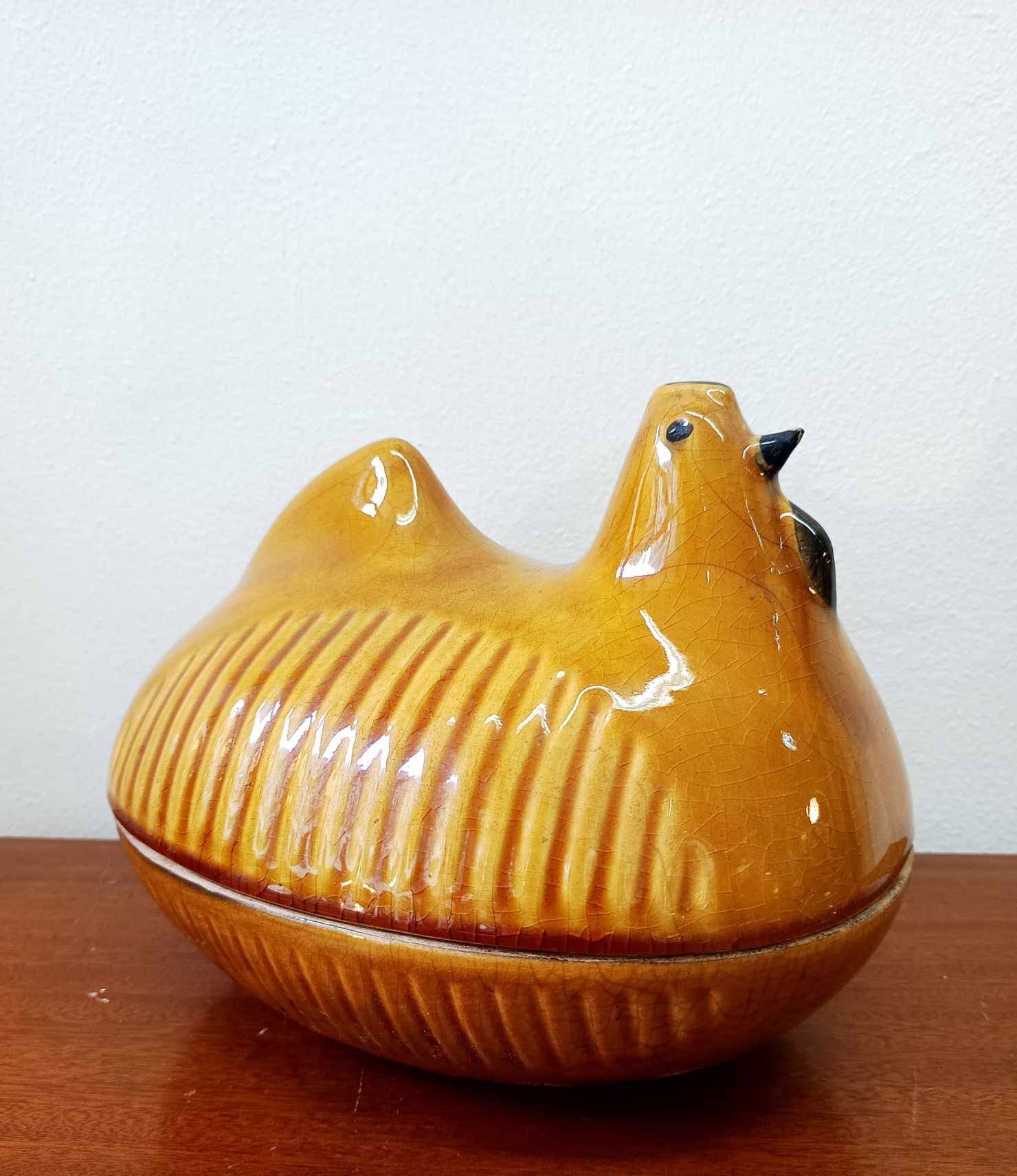 Vintage ceramic chicken terrine