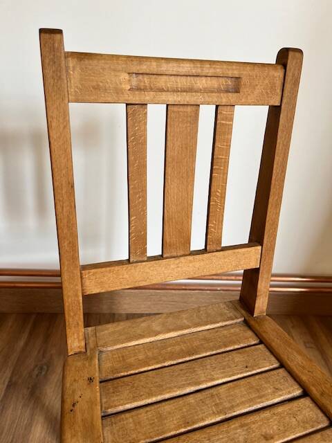 Chaise enfant bois