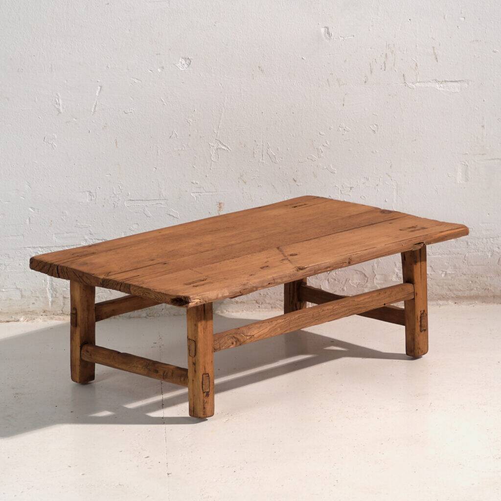 Antique pine coffee table – China, circa 1890