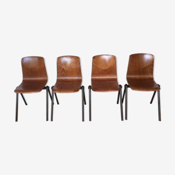 Galvanitas chairs Thur-op-seat - set of 4