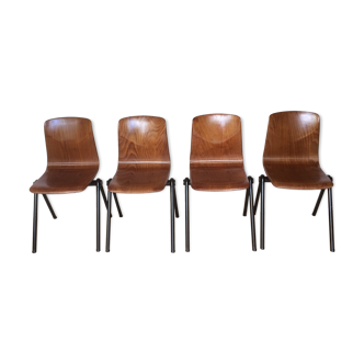 Galvanitas chairs Thur-op-seat - set of 4
