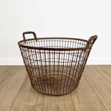 Large metal harvesting pan 50s