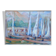 Large painting Gouache by Paul PAQUEREAU (1871-1950) "The Regattas"