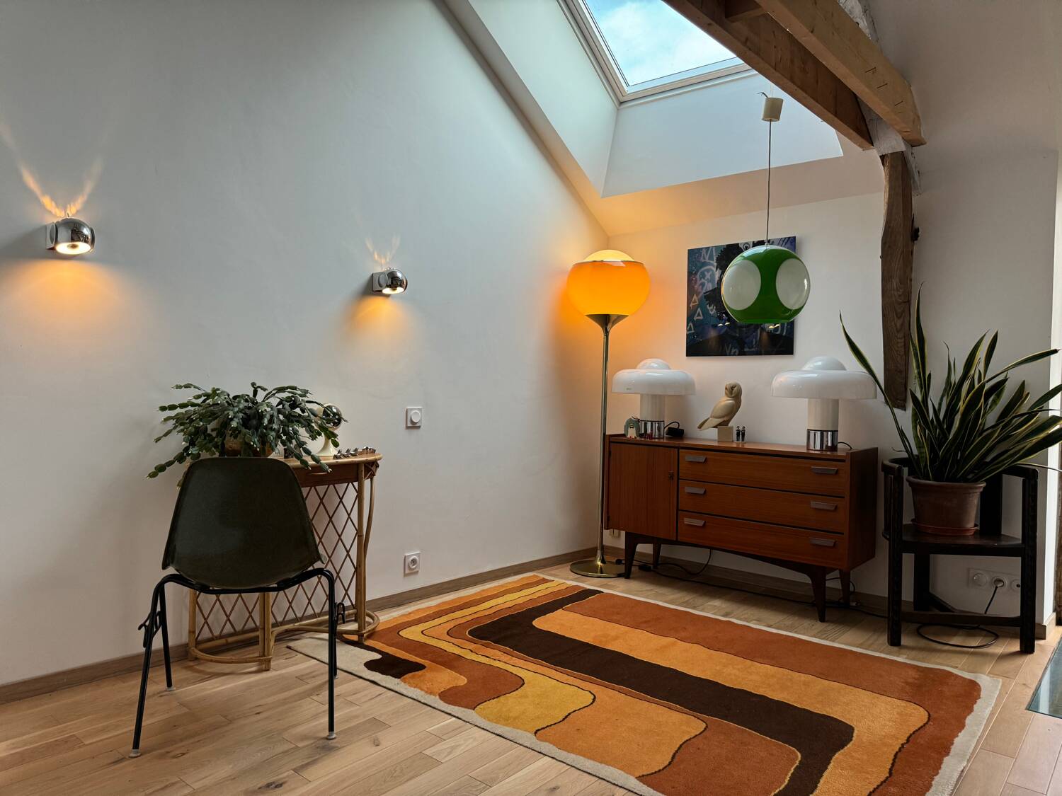 Vintage graphic rug / Amazon