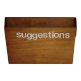 Suggestion box - vintage