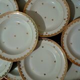 12 deep plates in Limoges porcelain