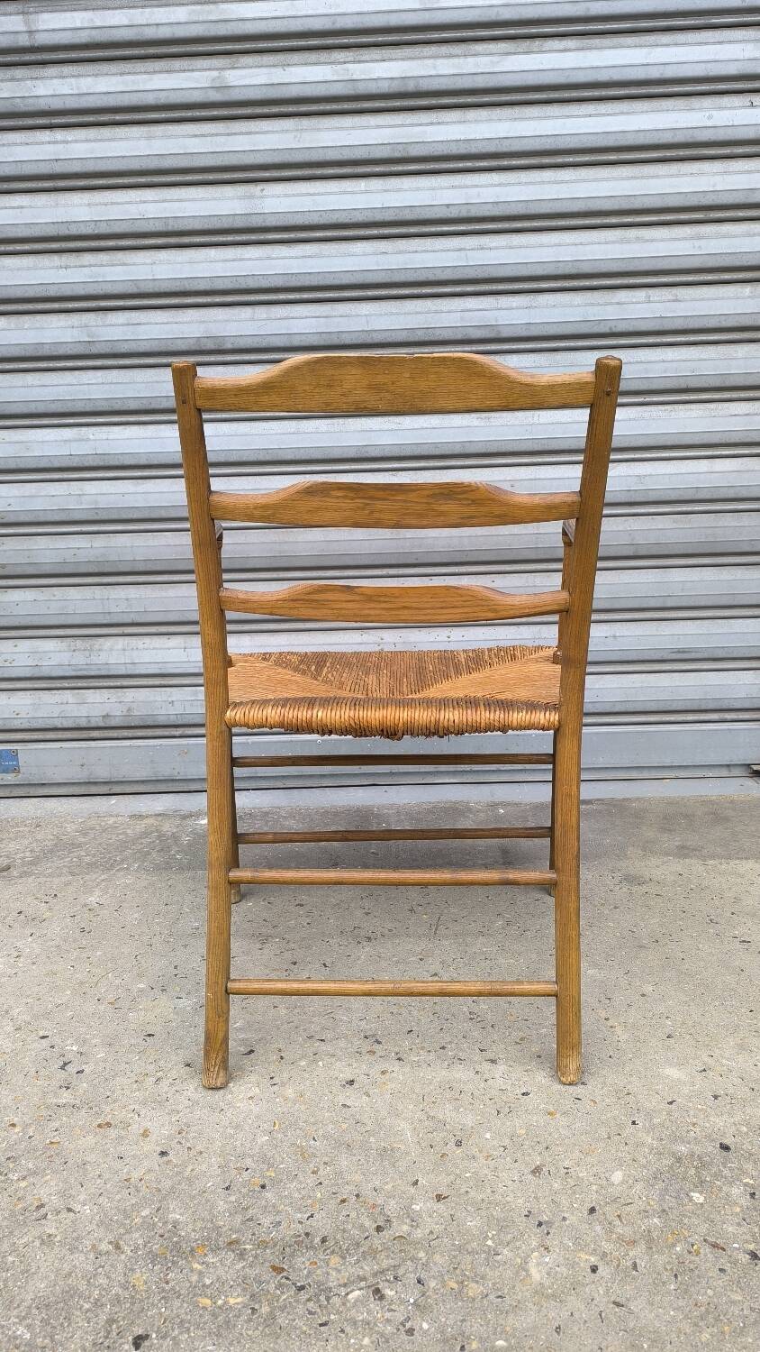 Early 19th century stepped back armchair