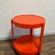 Desssert Prisunic orange - meuble d'appoint Prisunic - bout de canapé vintage -70s