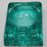 Old vintage design glass ashtray Pukeberg Kosta Boda