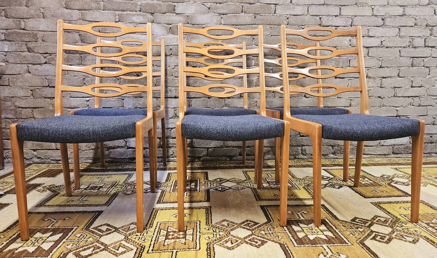 6 Scandinavian chairs 1960