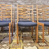 6 Scandinavian chairs 1960