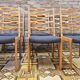 6 chaises scandinaves 1960