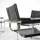 "S34" chairs by Mart Stam and Marcel Breuer for Fasem, Italy 1980s.