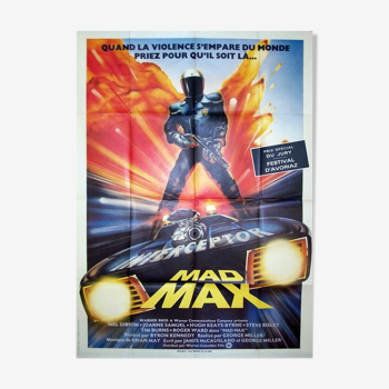 Original cinema poster 1st print 1979 mad max vintage 120x160 cm