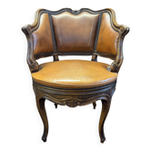 Louis XV style swivel office chair