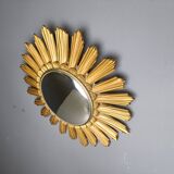 Vintage sunburst mirror, 1960s