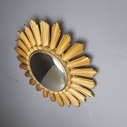 Vintage sunburst mirror, 1960s