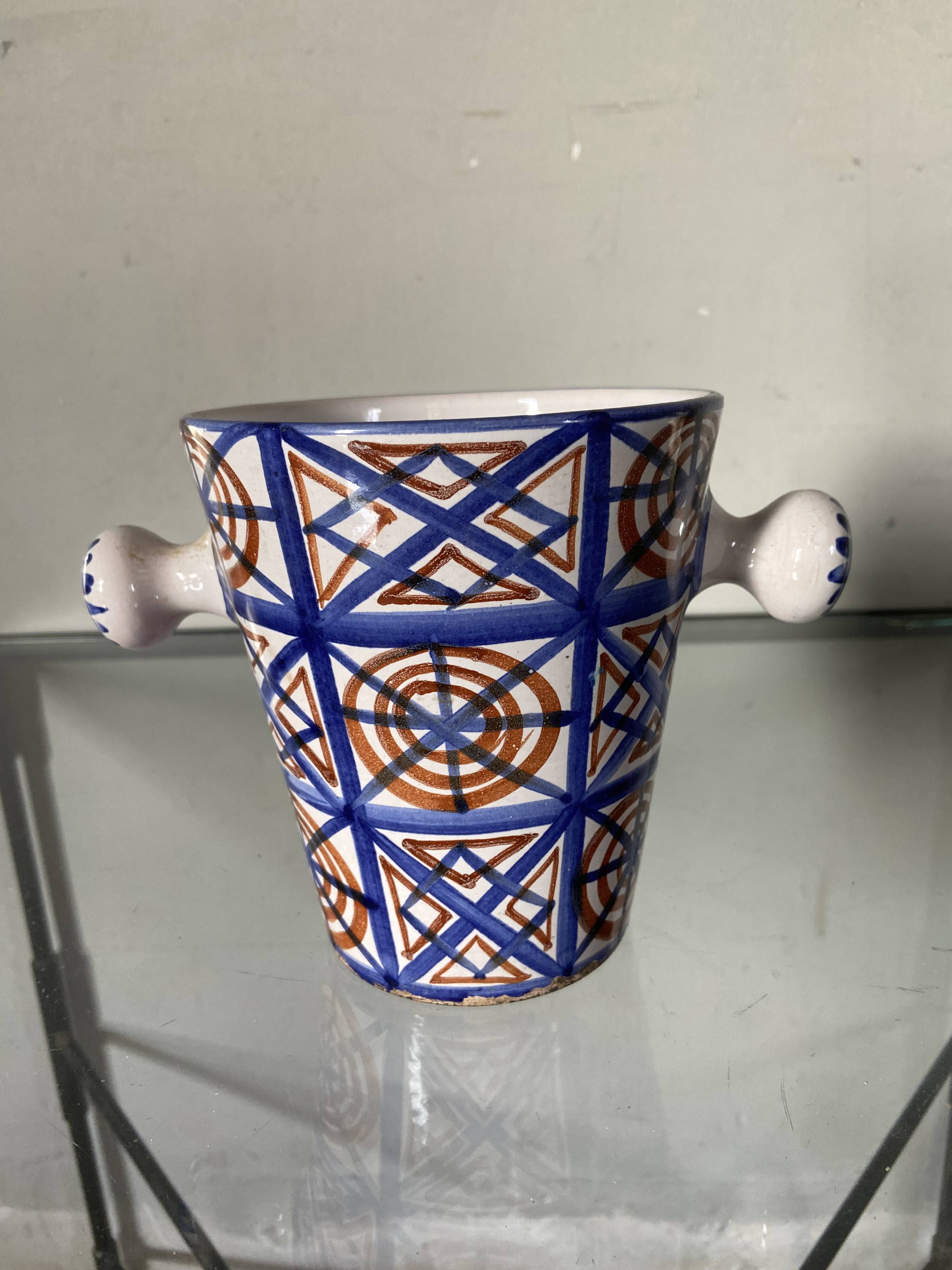 Vintage DAG Vallauris Picault style ice bucket