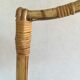 Floor lamp 60s bamboo rattan