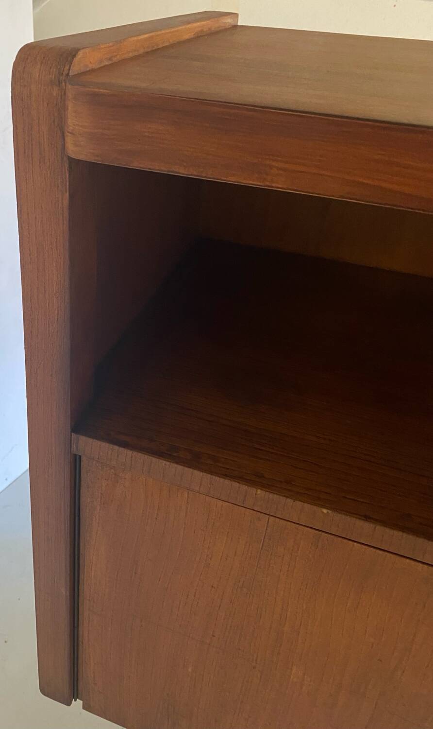 Vintage sideboard with compass feet