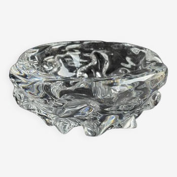 Large and heavy cigar ashtray – Crystal – Schneider France