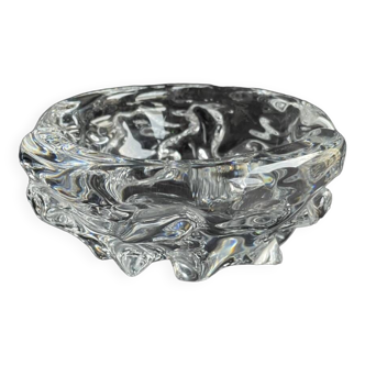 Large and heavy cigar ashtray – Crystal – Schneider France