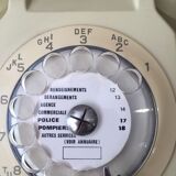 Vintage telephone with model dial s63