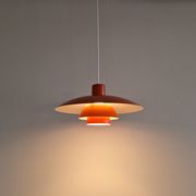 Red PH 4/3 Pendant Lamp by Poul Henningsen for Louis Poulsen, Denmark, 1960s