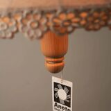 Wood and textile pendant from Sweden