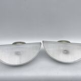 Flos, vintage set of two Quarto sconces by Afra e Tobia Scarpa. Italy 1970s