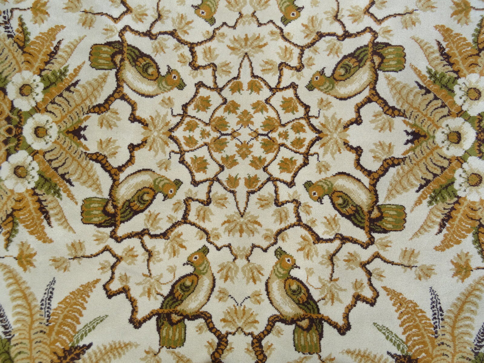 Parakeets wool rug 205 x 150cm
