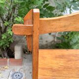 Old large wooden worker - Torck sewing box